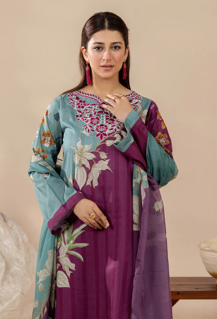 Adan libas lawn embroidery 1050