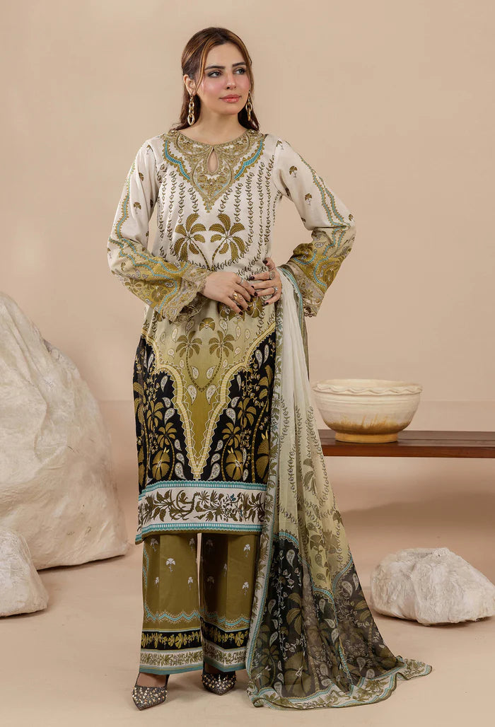Adan libas lawn embroidery 1056