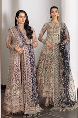Baroque Embroidered  NET CH09-07 Unstiched