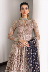 Baroque Embroidered  NET CH09-07 Unstiched