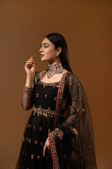 Hem-Stitch Luxury Unstitched Wedding Collection – Roshna-02