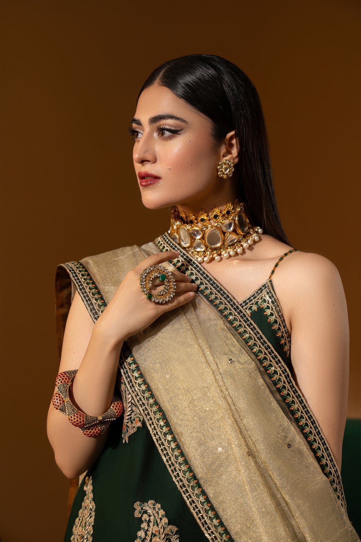 Hem-Stitch Luxury Unstitched Wedding Collection – Dhani-03