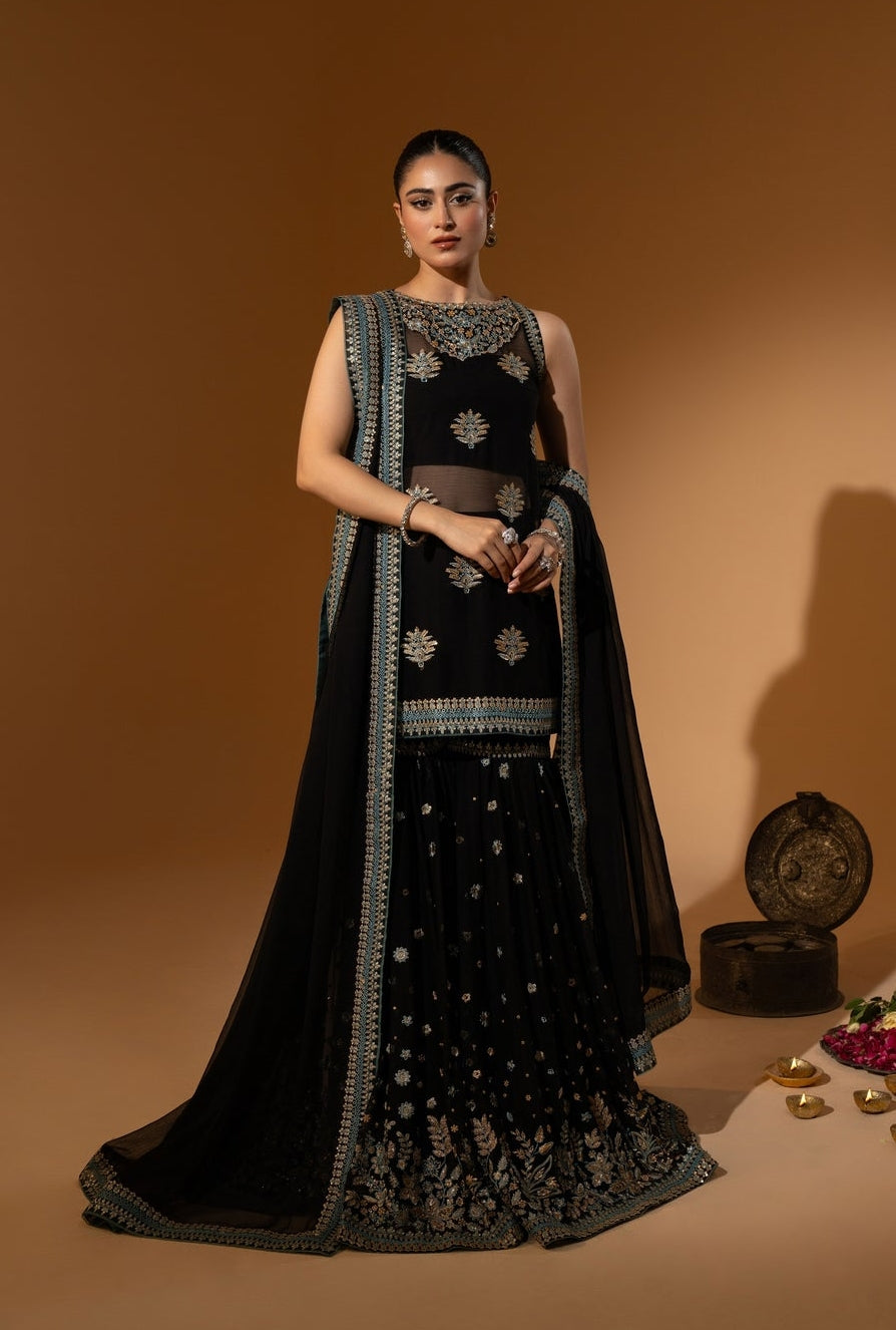 Hem-Stitch Luxury Unstitched Wedding Collection – Noori-07