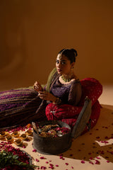 Hem-Stitch Luxury Unstitched Wedding Collection – Rani-05