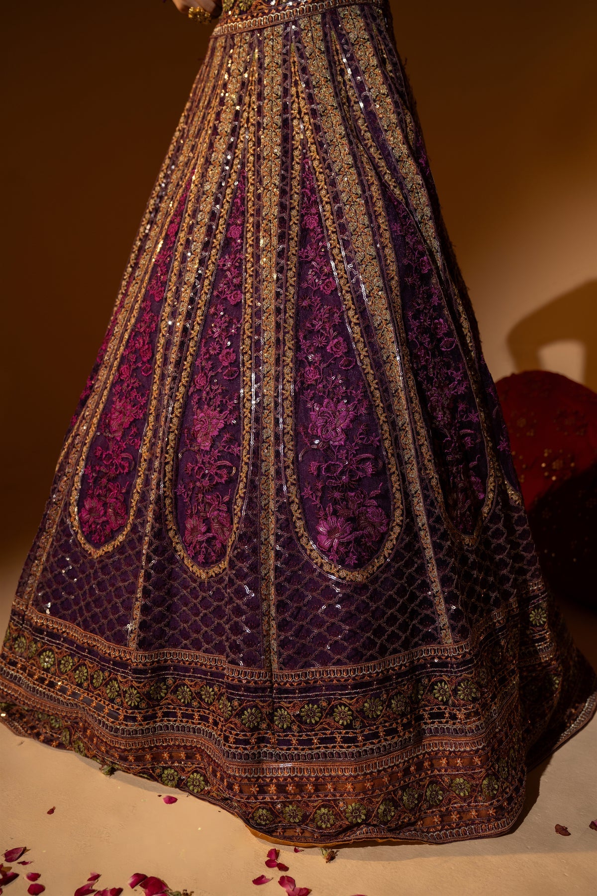Hem-Stitch Luxury Unstitched Wedding Collection – Rani-05
