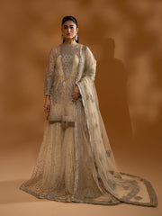 Hem-Stitch Luxury Unstitched Wedding Collection – Leila-08