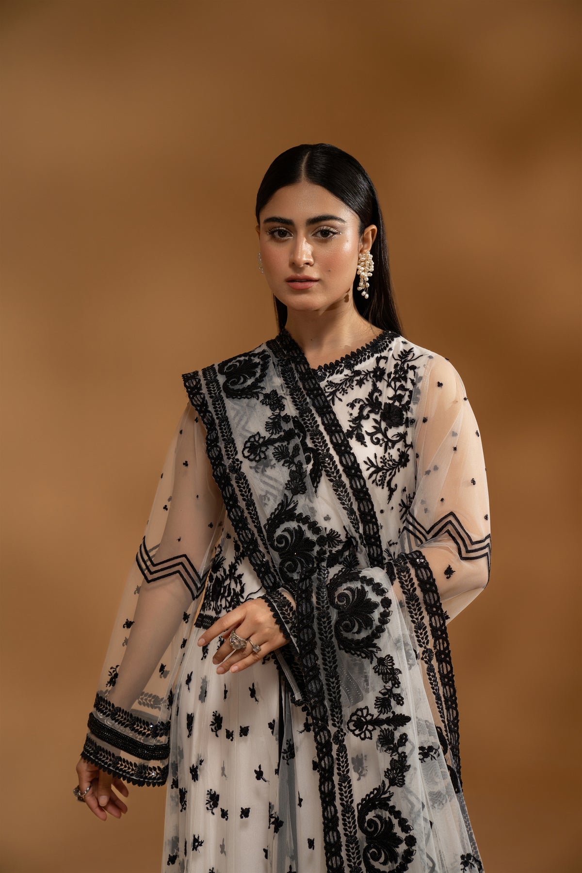 Hem-Stitch Luxury Unstitched Wedding Collection – Raina-06