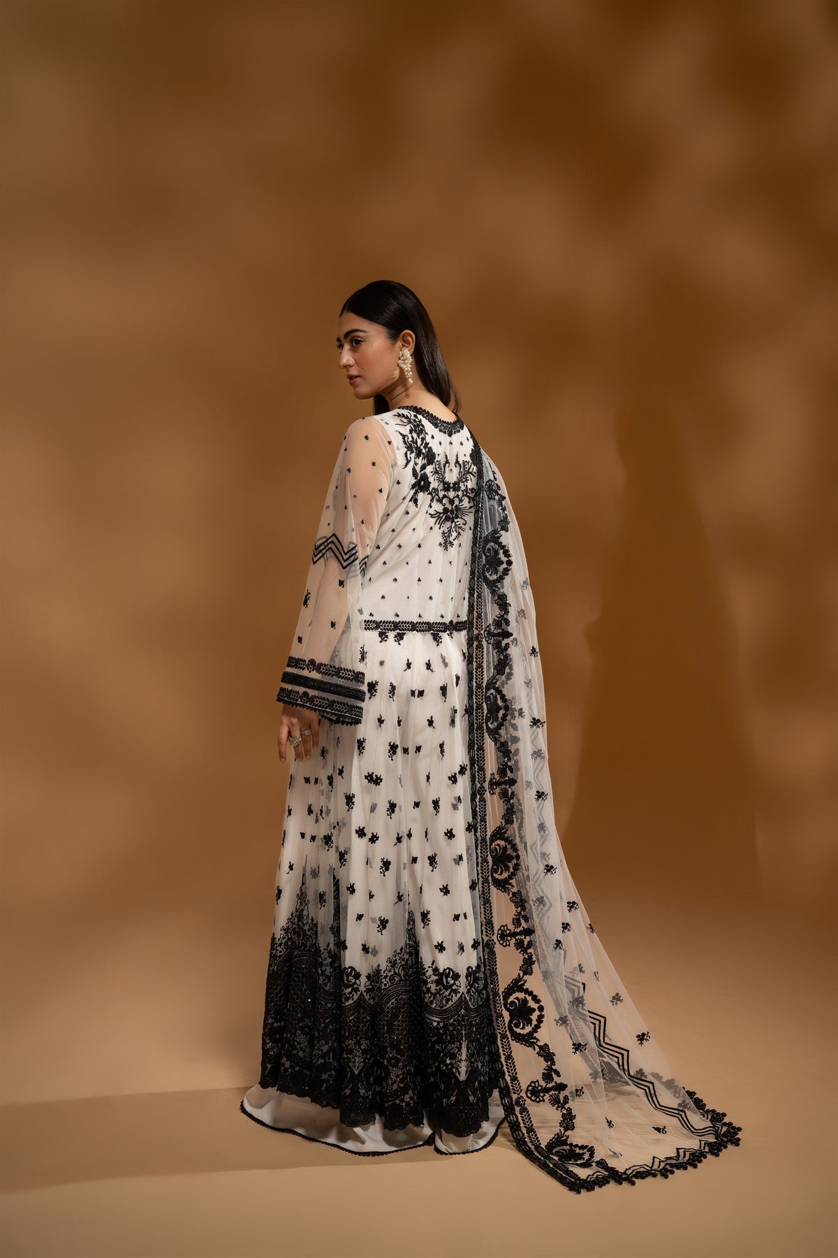 Hem-Stitch Luxury Unstitched Wedding Collection – Raina-06