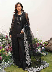 La Fuschsia By Afrozeh Embroidered Organza Suits Unstitched 3 Piece AF23LF 005 Kiera - Festive Collection