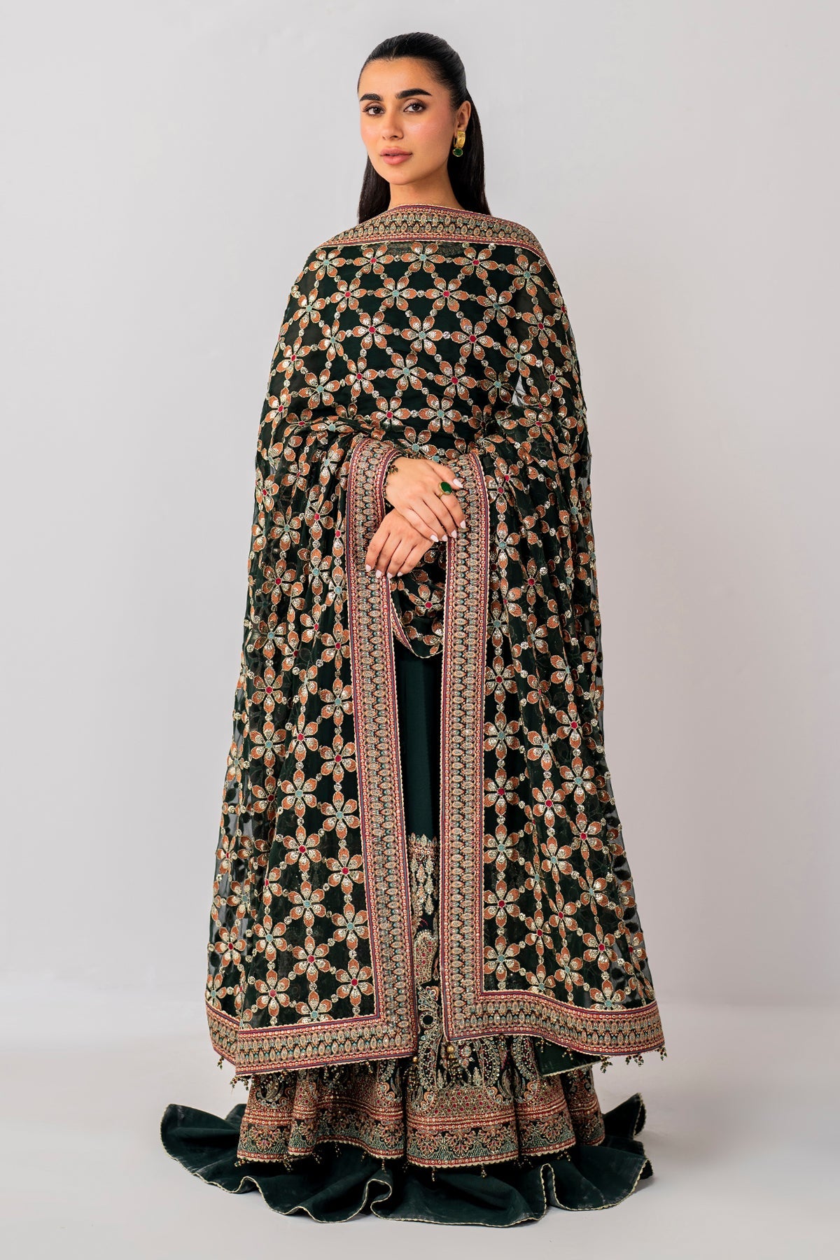Jazmin Luxury Embroidered Chiffon UC-3053